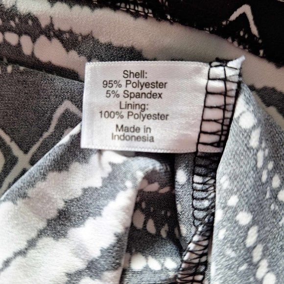 Lane Bryant Black and White Maxi Dress Size 26/28 - Picture 6 of 8